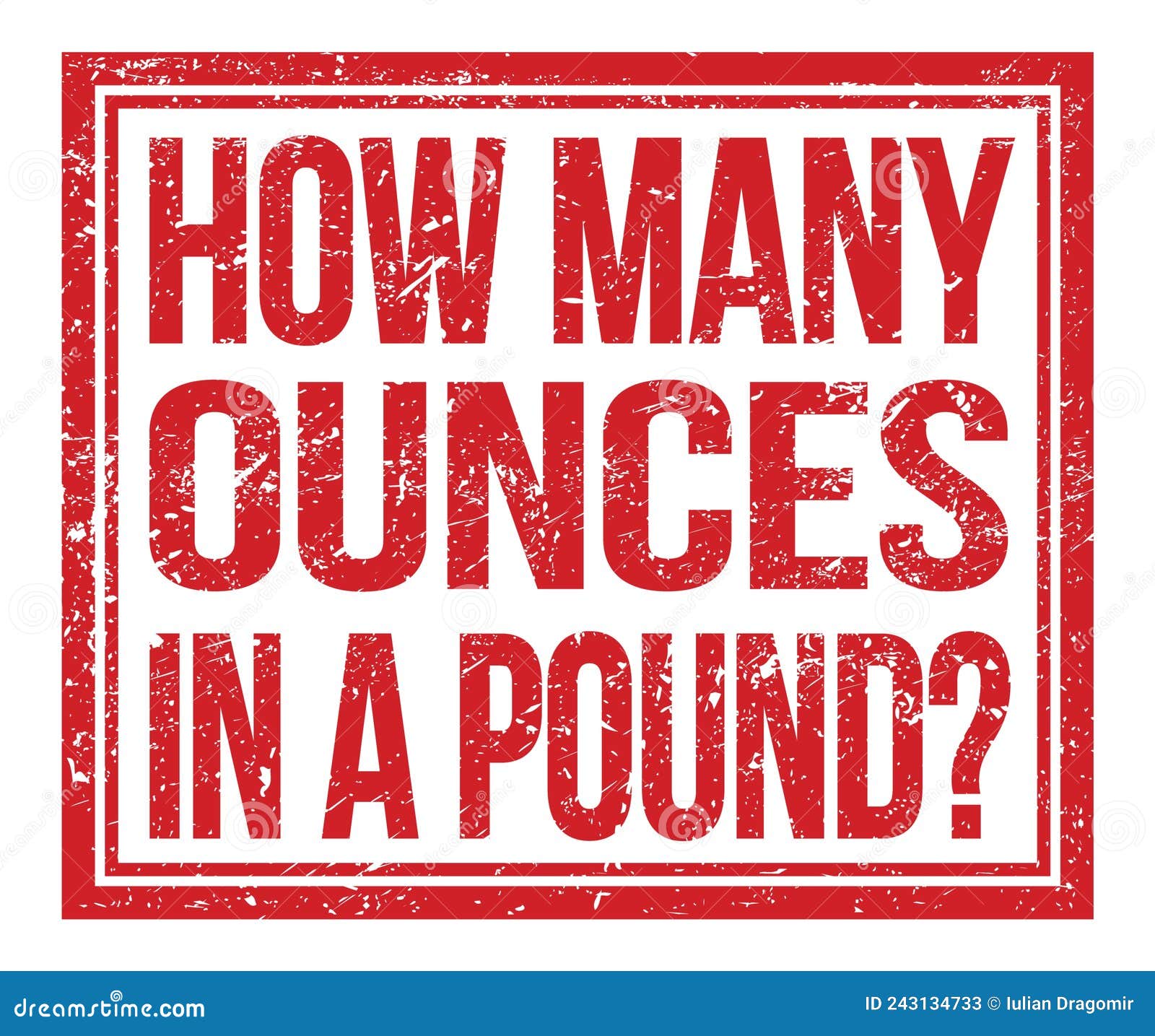 how many ounces are in a pound